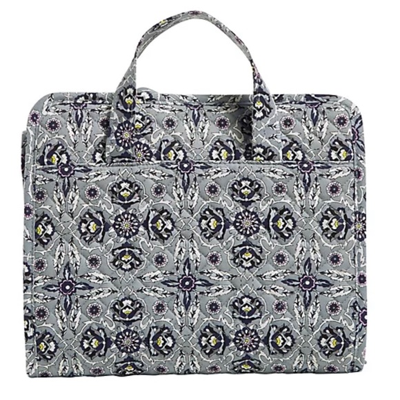 🆕Vera Bradley Hanging Accessory Organizer,  Clear Compartment Plaza Tile - Picture 1 of 5